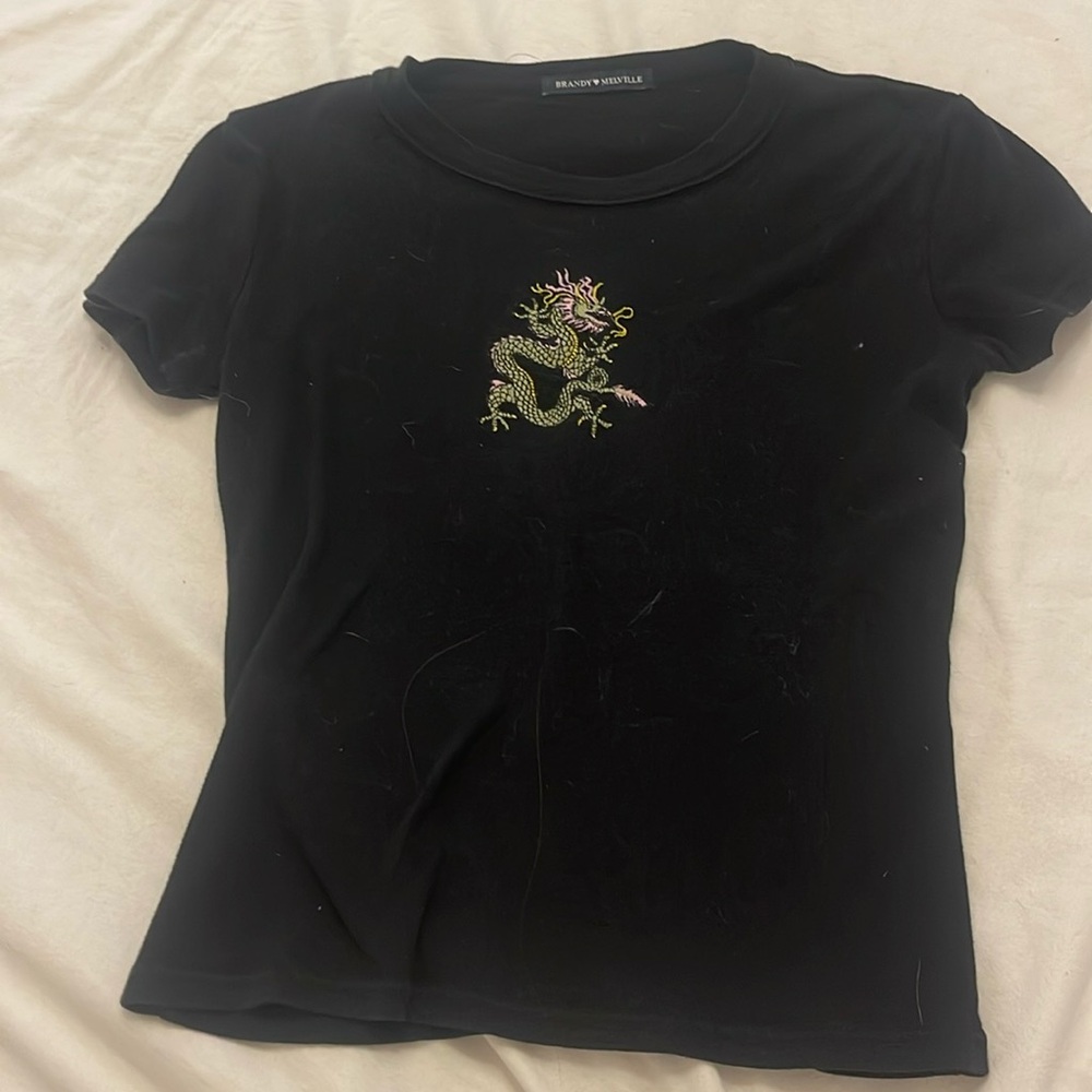 Brandy melville dragon baby tee *not cropped